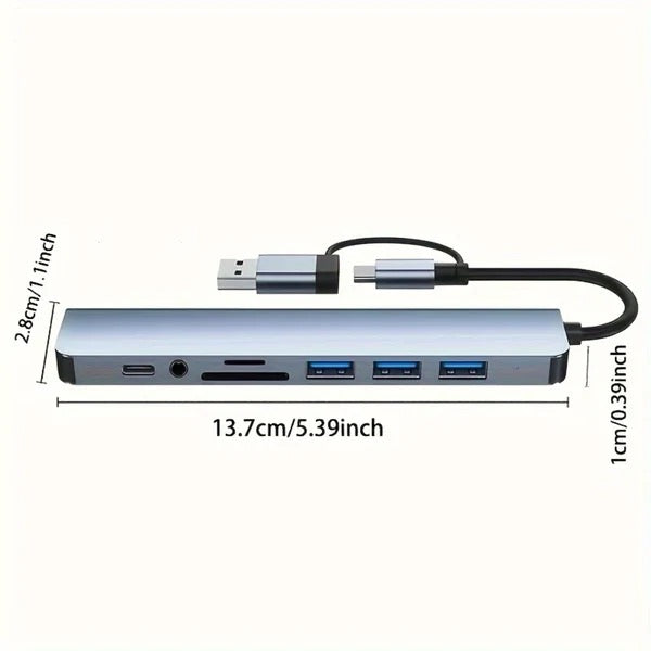 8-i-2 USB-hubb