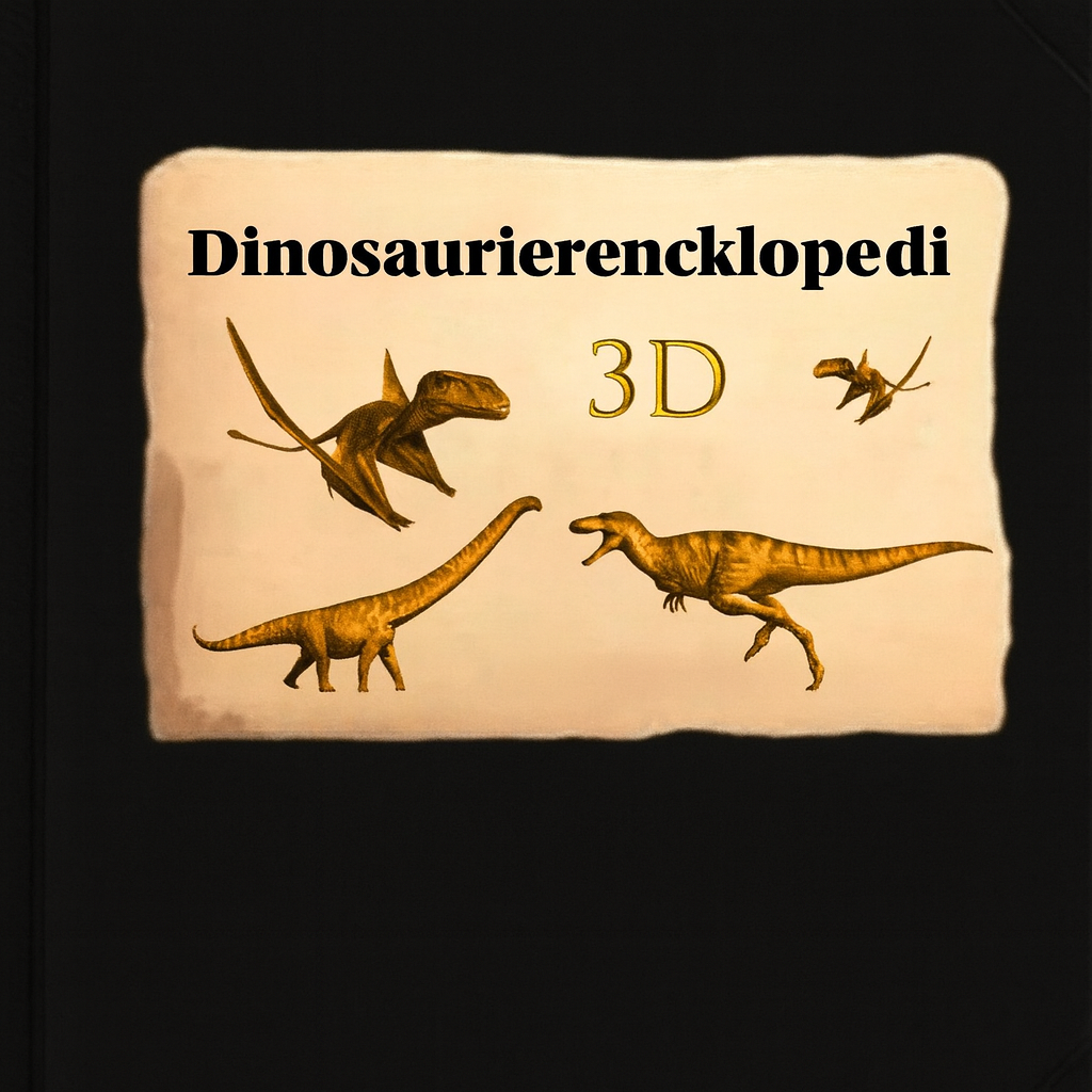 3D-uppslagsverk dinosaurier