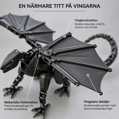 DragonMorph mekaniskt ägg som förvandlas till en drake