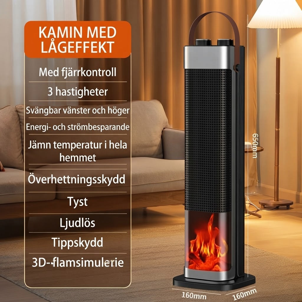 2 i 1 rumsvärmare med luftfuktare