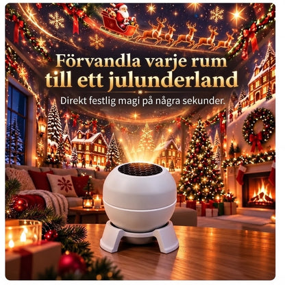 USB-julprojektor för väggar och tak