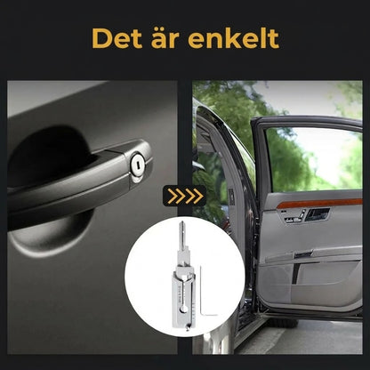 Låsdyrk och nyckelavkodare i rostfritt stål