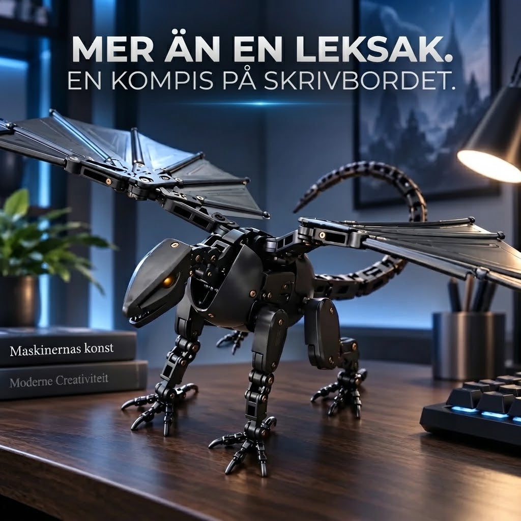 DragonMorph mekaniskt ägg som förvandlas till en drake