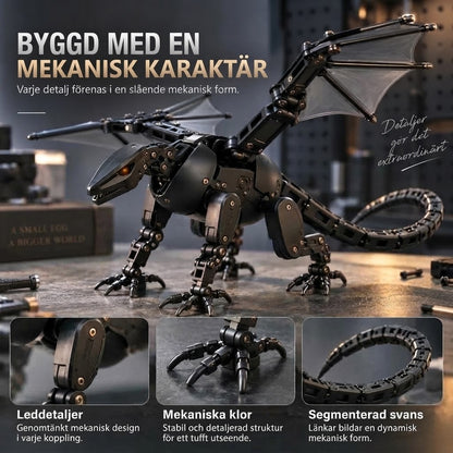 DragonMorph mekaniskt ägg som förvandlas till en drake