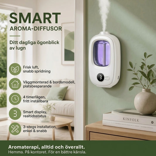 Automatisk aromadiffuser för fräscha rum