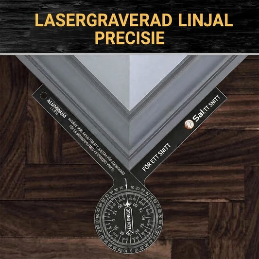 Precisionsgradskiva med lasergravyr för vinkelmätning