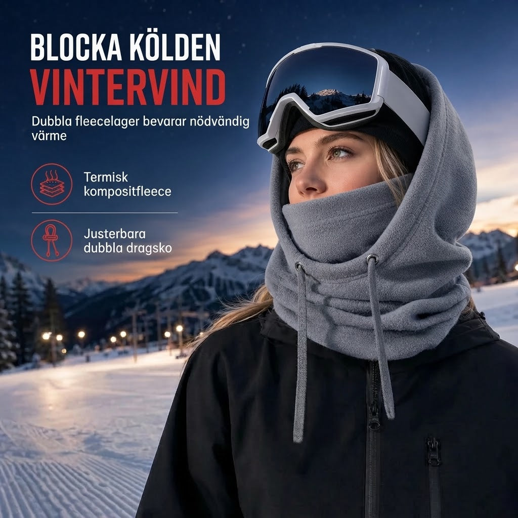 Varm skidbalaklava för utomhusbruk