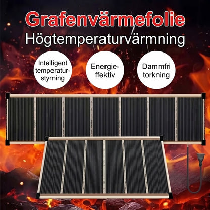 Väggvärmare med grafen och infraröd värme