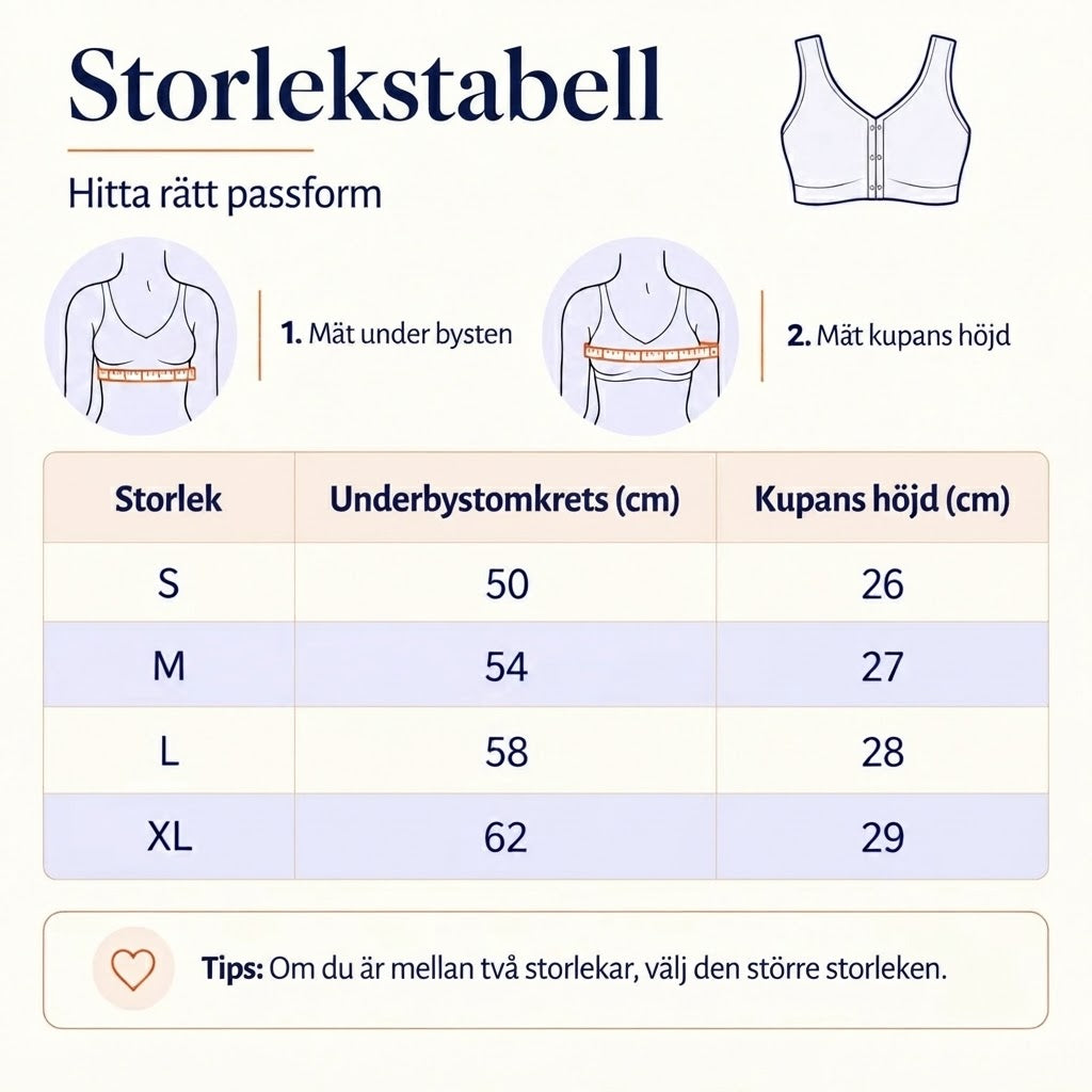 RyggBalans BH med hållningsstöd