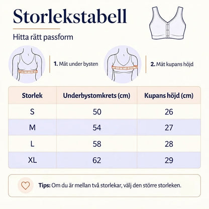 RyggBalans BH med hållningsstöd