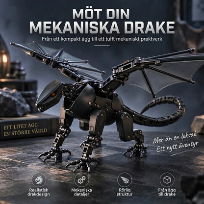 DragonMorph mekaniskt ägg som förvandlas till en drake