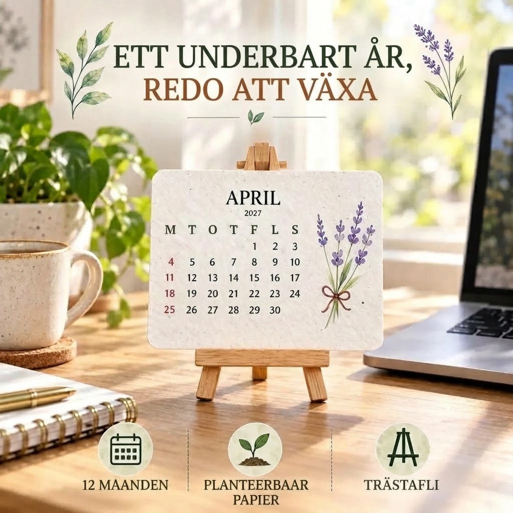 Planterbar frökalender 2027