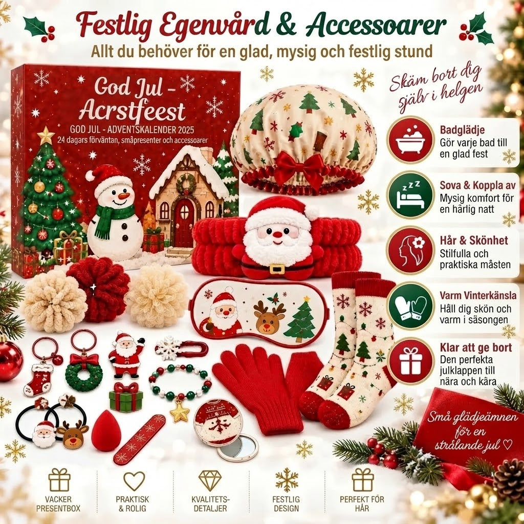 Dreamy Christmas skönhetsadventskalender med self care-överraskningar