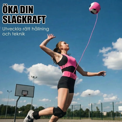 Volleybollstränare med höftband och 2 handtränare