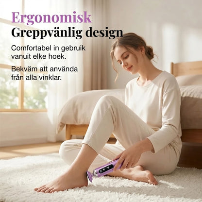 Elektrisk fotfil med 5 hastigheter och 50 slipdynor
