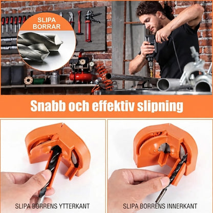 Multifunktionell borrslip med diamantslipskivor för borrar och knivar