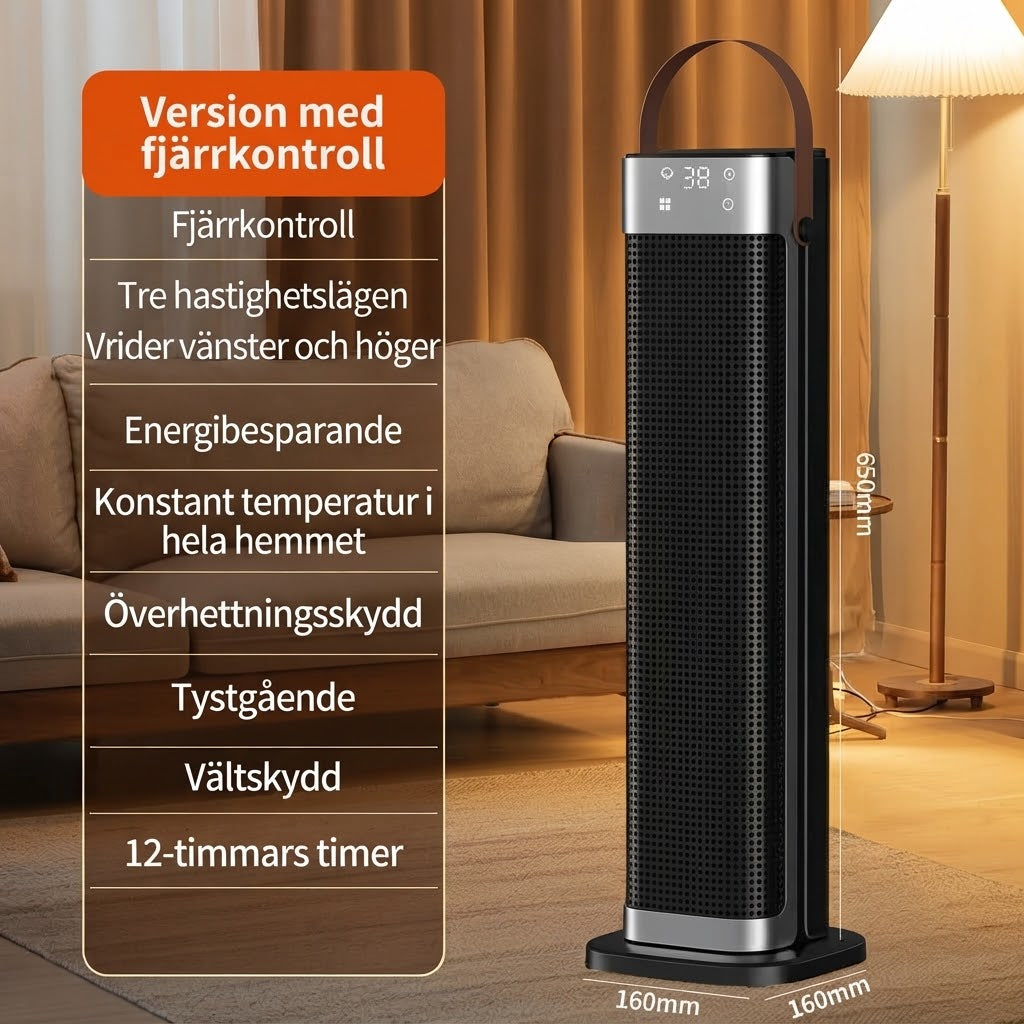 2 i 1 rumsvärmare med luftfuktare