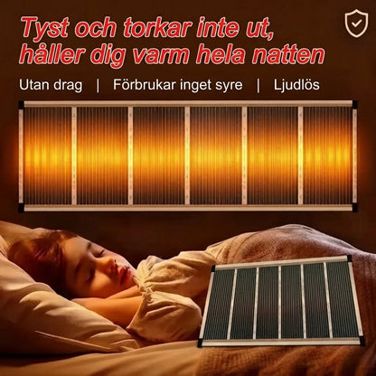 Väggvärmare med grafen och infraröd värme