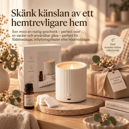 Uppladdningsbar doftspridare med LED-belysning