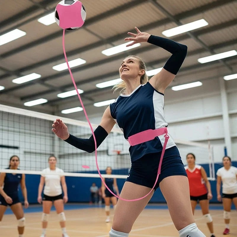 Volleybollstränare med höftband och 2 handtränare