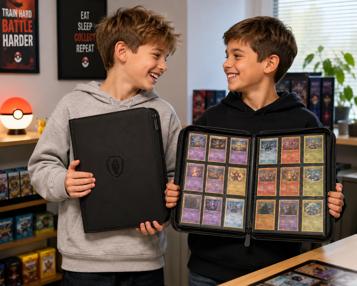 ProBinder 360 samlaralbum för Pokémon-kort och fotbollskort