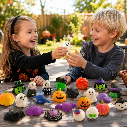 Halloween antistress-squishies med pumpahink 30-pack