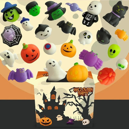 Halloween antistress-squishies med pumpahink 30-pack