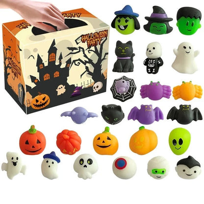 Halloween antistress-squishies med pumpahink 30-pack