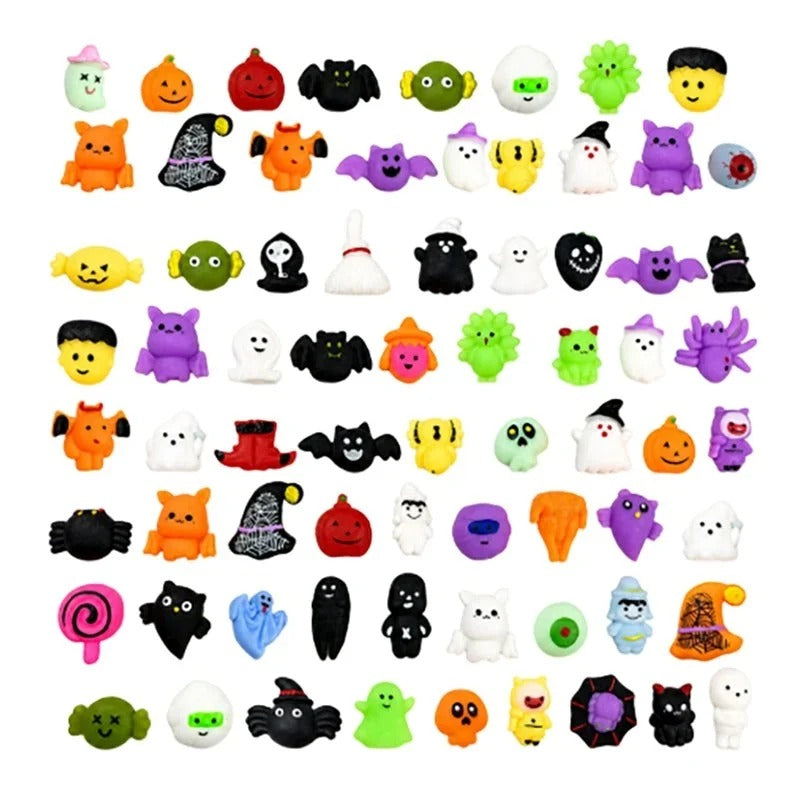 Halloween antistress-squishies med pumpahink 30-pack