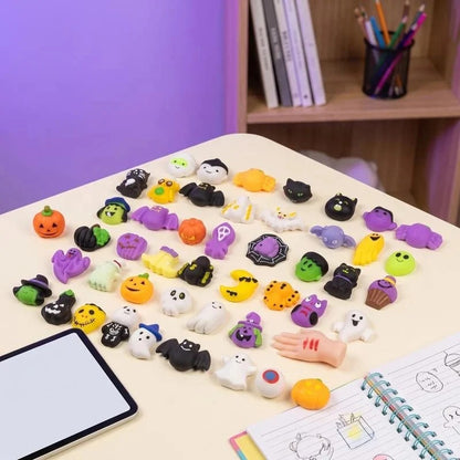 Halloween antistress-squishies med pumpahink 30-pack
