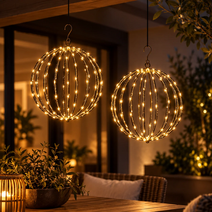 GlowBall batteridriven LED-ljusboll för inom- och utomhusbruk