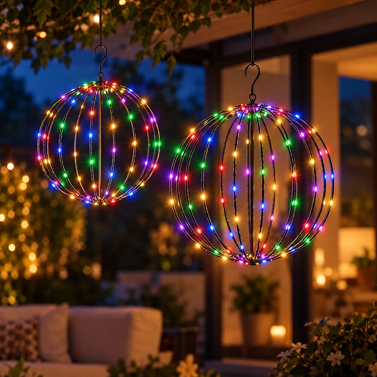 GlowBall batteridriven LED-ljusboll för inom- och utomhusbruk