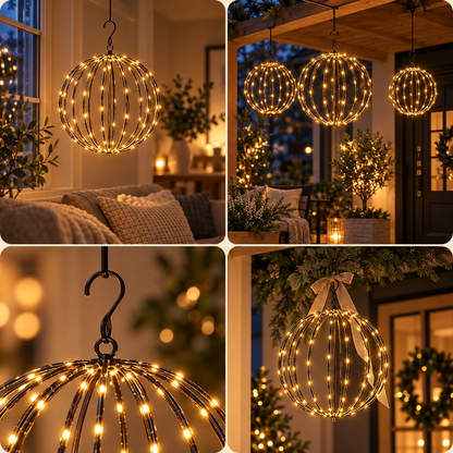 GlowBall batteridriven LED-ljusboll för inom- och utomhusbruk