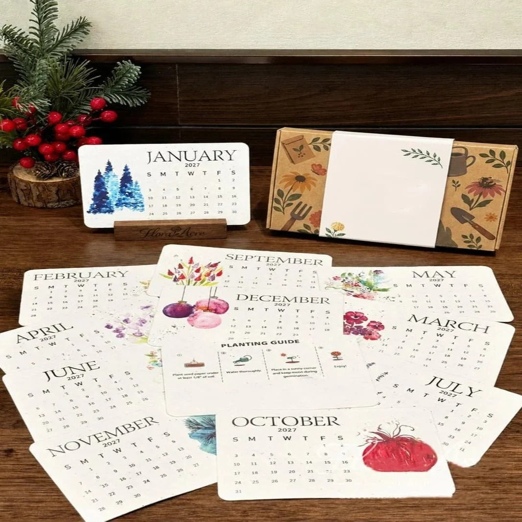 Planterbar frökalender 2027