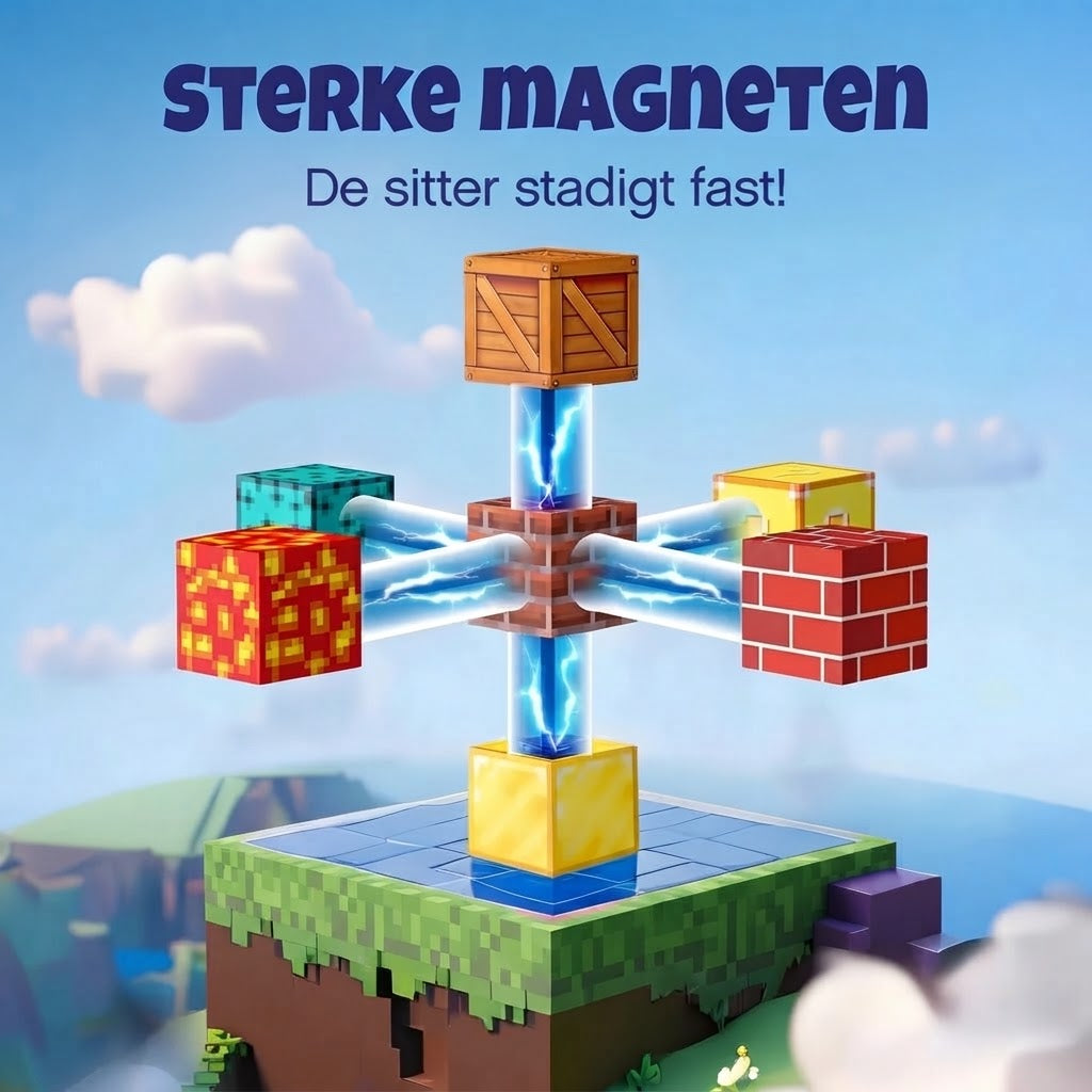 Bloxy magnetiska 3D-byggklossar